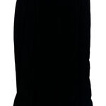 Cabin creek Black Corduroy Maxi Skirt Elastic Waist Tall 18T Photo 0