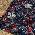 Ny Collection A-Line Midi Skirt in Blue and Red for Resort Wear Photo 3