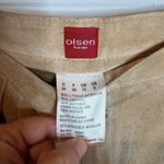 Vintage Olsen Europe beige suede leather pants Tan Size 6 Photo 2