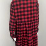 Gap  Buffalo Plaid Flannel Tiered Shirtdress Large NEW Photo 6