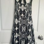Soybu Womens  Ikat active dress with Bra black white cross back Size small EUC Photo 1