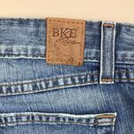 BKE Denim Women’s Rolled Cut Off Raw Hem Medium Wash Denim Shorts Photo 6
