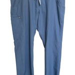 FIGS Kade Cargo Scrub Bottoms Heather Denim PO 1299 Healthcare Nursing Size XL Photo 0