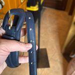 NWT Vintage Honors Navy Blue Leather Belt Size XL Photo 4