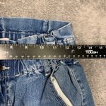 SO Women’s High Rise Mom Jeans Size 7/28 Blue Paperbag Waist Stretch Denim Photo 1