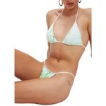 Good American New.  green marble bikini. M-top/L-bottom . Retails $99 Photo 7