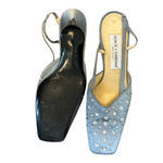 Dolce & Gabbana RARE 90s Vintage Women's Gray Embellished Heels - size 40 Photo 1