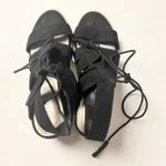 a.n.a  Lena Women's Black Strappy Low Heel Sandals Sz 7 Photo 1