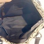 Coach  Signature Jacquard Shoulder Handbag Logo Brown Bag Charm Classic Tote Photo 2