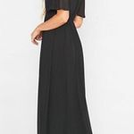 Show Me Your Mumu  NWT Emily Empire Maxi Dress in Black Chiffon Sz XXS Photo 1