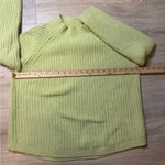 Talbots Women’s Ribbed Mock Neck Sweater – Pistachio Green, Size L Photo 7