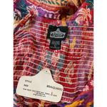 Angie NWT  Bohemian Patchwork Jumpsuit BOHO Tropical Bird Print Wide Leg Large  L Photo 2