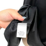 Amanda Uprichard Mini Dress Sleeveless Choker Neck Keyhole Silk Black Size Large Photo 10