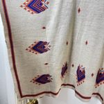 Peach Love California Under Skies Pancho Like Short Sleeve Aztec Top Woman’s Size OSFM Small-Large Photo 5