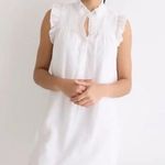J.Crew  Garden Dress In Soft Gauze white Sz M TALL Photo 1