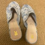 Blue And White Heels Size 8 Photo 2