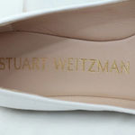 Stuart Weitzman  ladies white loafers Photo 8