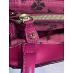 Betsey Johnson Purse Satchel Crossbody Hot Pink Telephone Gold Hardware Photo 7