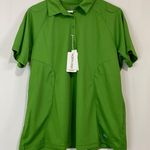 Polo North End Sport Women’s Short Sleeve Moisture Wicking Valley Green XL NWT Photo 0