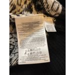 Brooks Brothers Wool Blend Black & White Snowflake V-Neck Sweater Size Small Photo 7