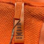 SKIMS  Size Small Neon Orange French Terry Low Rise Straight Leg Pants NWT  Photo 5