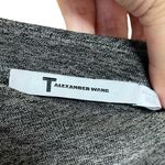 T by Alexander Wang Heather Gray Twist Front Jersey Midi Dress Womens Size M Size M Photo 8