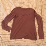 Abercrombie & Fitch Long Sleeve Mauve Top Photo 1