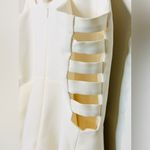 Amanda Uprichard  Ivory White Cut Out Sheath Dress Size M Photo 6