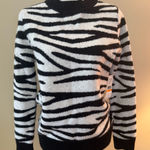 Karen Kane Berry Mountain Zebra Striped Sweater NWT Photo 0