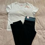 Victoria's Secret Victoria’s Secret T-shirt and foldover bootcut leggings set Photo 2