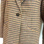 Torn By Ronny Kobo NWOT  ANOK BLAZER forest combo Medium oversized,plaid,neutrals Photo 5