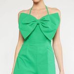 Entro  Green Bow Romper Photo 2