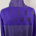 Under Armour New Graphic Print Loose Fit Hoodie Tech Twist Purple Size Medium Photo 11