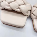 Steve Madden  Sandals Womens 6 Cream Kenley Braided Heeled Sandals Mules‎ Heels Photo 8