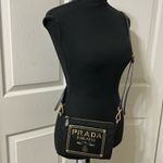 Prada Authentic Black Nylon/Leather Crossbody Bag Photo 5