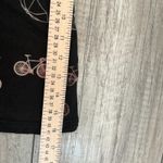 Black Bamboo Bike Umbrella Print Black Sleeveless Top Casual Comfy T Photo 6