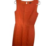 Tahari NWT $129 Sleeveless Floral Print Sheath Dress Orange Size 4 Photo 8