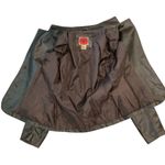 Clothing RVT Women's Distressed Faux Leather Blazer Excellent Condition Size S Black Photo 6