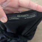 all saints black muse high slit maxi dress Photo 4