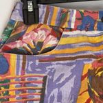 Vintage RARE 90s KEN DONE Full Print Jean Skirt Small Abstract Art Size 8 Photo 10