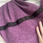 Lululemon Vinyasa Scarf *Rulu Mini Check Pique Ultra Violet Heathered Black Photo 4