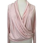 Calia effortless ballet wrap sweater pink darling heather clean girl Size XL Photo 0