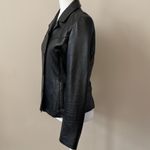 wilson's leather Wilsons Maxima - Genuine Black Leather Vintage 90’s Blazer - Size Medium Photo 4