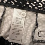 Mario Serrani  Black/White Print Bermuda Shorts size 16 Photo 2