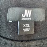 Jason Wu Women's XXL Black Fit & Flare Sweater Dress Sequin Cuffs Photo 1