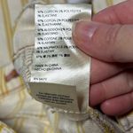 Anthropologie NWT  Pilcro The Icon Flare Jeans Yellow Textured Stripe size 27 Photo 5