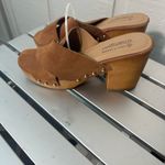 Call it spring  Brown Elastic Cork Open Toe Platform Wedge Sandal Size 6.… Photo 4