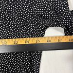 Modcloth Maxi Dress Women’s Sz M Black Polka Dot Stretchy Y2K Whimsigoth Elegant Photo 5