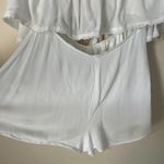 Tobi White Strapless Romper with Back Tie Size Small Photo 2