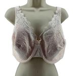 Playtex  Secrets Lace Slimming Full Coverage Pale Peach Bra Style 4728 44D Photo 0